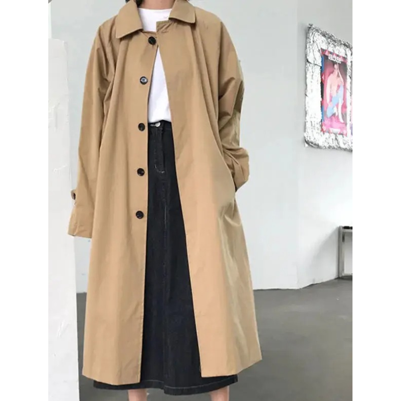 Manteau Trench Oversize Style Coréen pour les Femmes | Idéal pour l'hiver