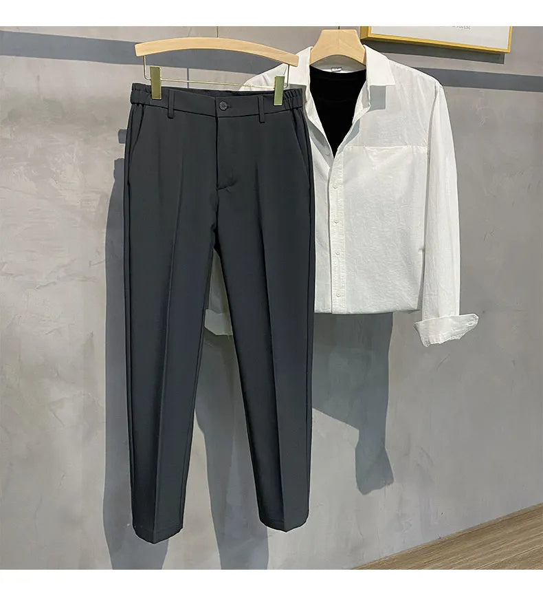 Pantalon de Costume Stretch Décontracté avec Poches pour les Femmes | Parfait pour les journées décontractées