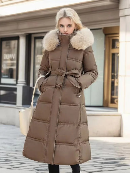 Parka Hiver Chaude et Luxueuse avec Pelt Végan pour les Femmes | Idéal pour l'hiver