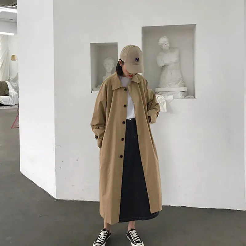 Manteau Trench Oversize Style Coréen pour les Femmes | Idéal pour l'hiver