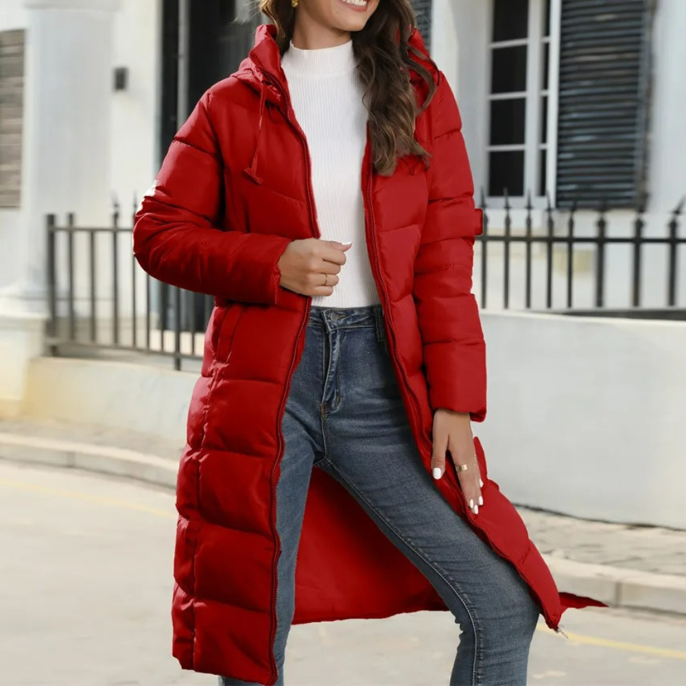 Parka Moderne Longue avec Capuche pour les Femmes | Idéal pour l'hiver