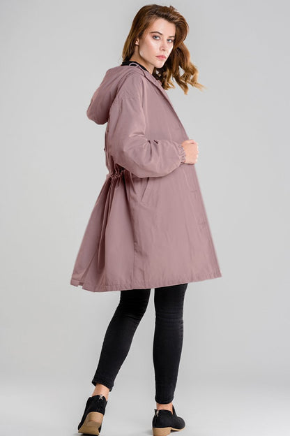 Veste de Pluie Chic Imperméable Coupe-Vent Oversized avec Capuche pour les Femmes | Idéal pour l'hiver