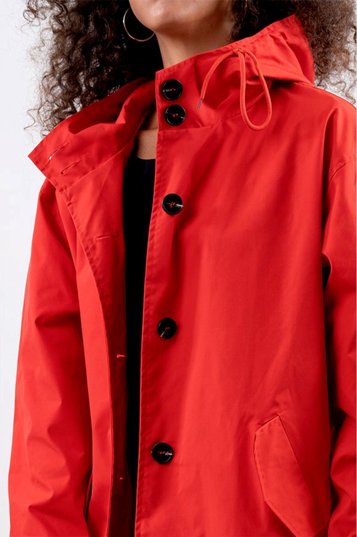 Veste de Pluie Chic Imperméable Coupe-Vent Oversized avec Capuche pour les Femmes | Idéal pour l'hiver