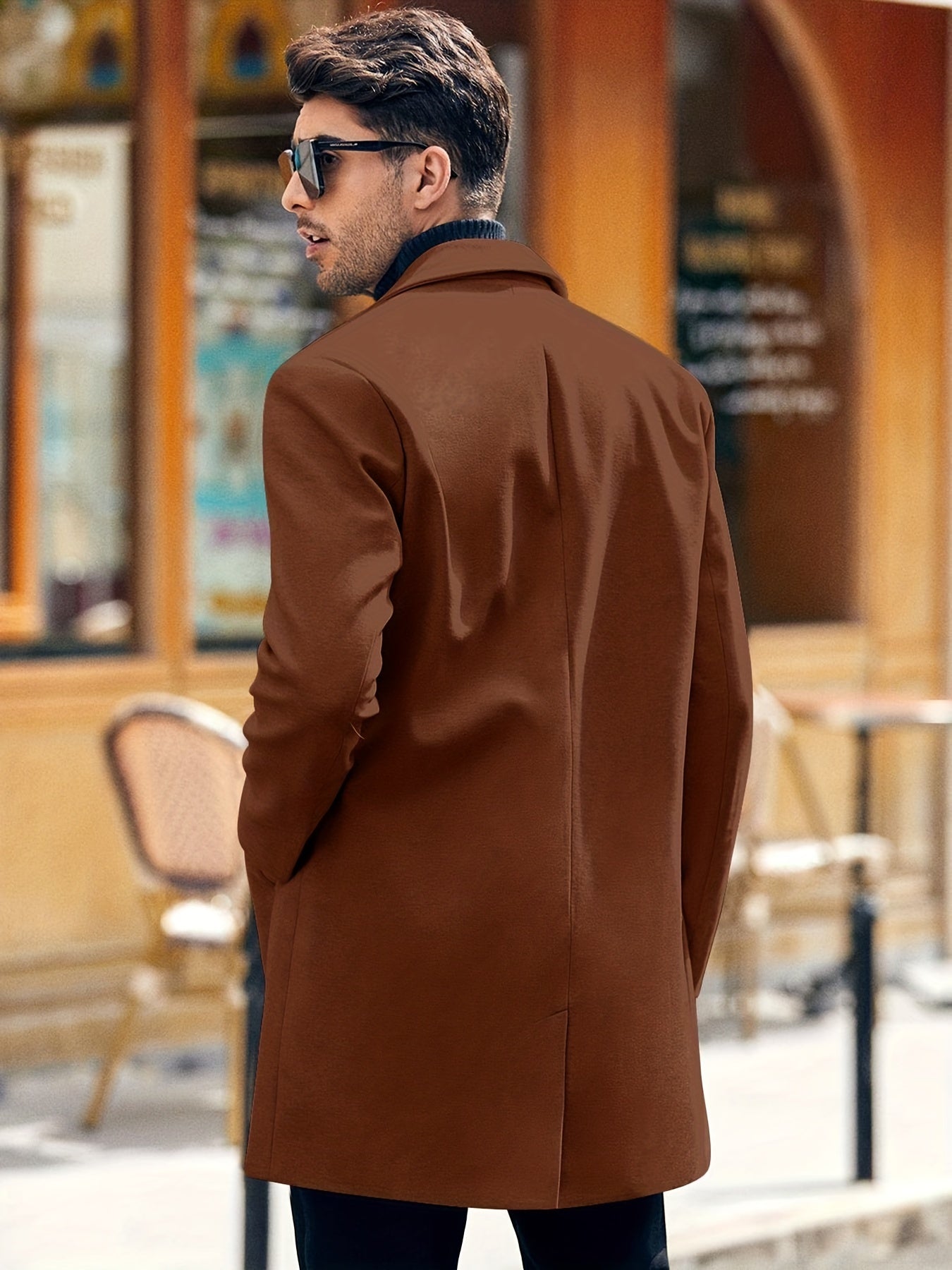 Manteau Long d'Hiver Décontracté Style Rétro pour les Hommes | Idéal pour l'hiver