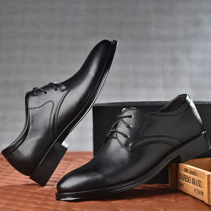 Chaussures Classiques Habillées en Cuir Vegan avec Lacets pour les Hommes | Idéal pour une utilisation quotidienne