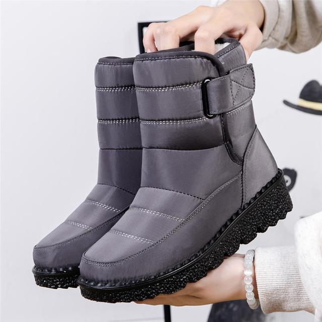 Bottes d'Hiver Chaudes et Imperméables avec Design Antidérapant pour les Femmes |  Idéal pour une utilisation quotidienne