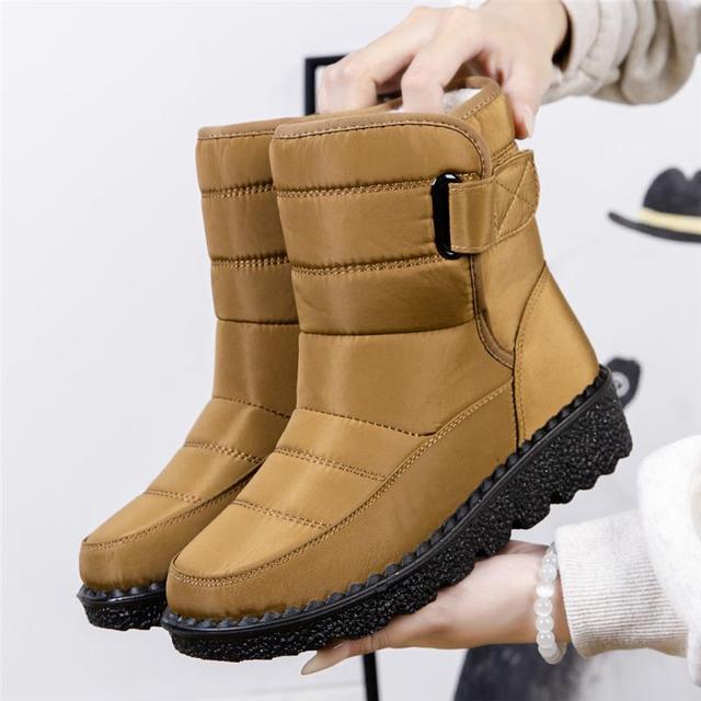 Bottes d'Hiver Chaudes et Imperméables avec Design Antidérapant pour les Femmes |  Idéal pour une utilisation quotidienne