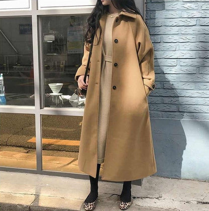 Manteau Trench Élégant en Laine avec Ceinture pour les Femmes | Idéal pour l'hiver