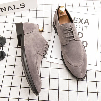 Chaussures en Daim et Cuir Vegan avec Lacets pour les Hommes | Idéal pour une utilisation quotidienne