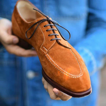 Chaussures en Daim et Cuir Vegan avec Lacets pour les Hommes | Idéal pour une utilisation quotidienne