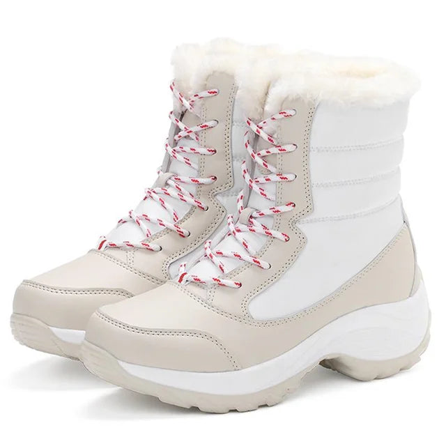 Bottes de Neige Chaudes avec Design Antidérapant d'Hiver pour les Femmes | Idéal pour une utilisation quotidienne