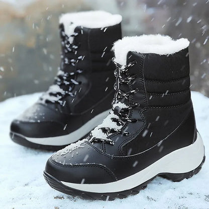 Bottes de Neige Chaudes avec Design Antidérapant d'Hiver pour les Femmes | Idéal pour une utilisation quotidienne