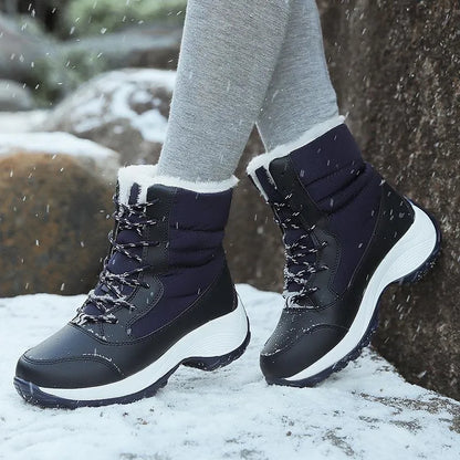 Bottes de Neige Chaudes avec Design Antidérapant d'Hiver pour les Femmes | Idéal pour une utilisation quotidienne