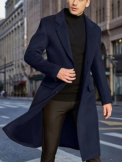 Veste Hiver Élégante Retro Trench pour Les Hommes | Idéal pour l'hiver