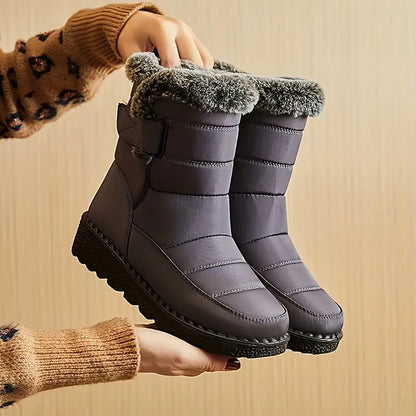 Bottes de Neige Imperméables avec Design Confortable d'Hiver pour les Femmes | Idéal pour une utilisation quotidienne