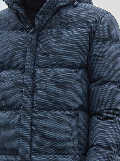 Blouson Décontracté d'Hiver Camouflage à Capuche pour les Hommes | Idéal pour l'hiver