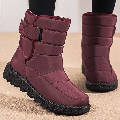 Bottes d'Hiver Décontractées et Imperméables avec Sangle Réglable pour les Femmes |  Idéal pour une utilisation quotidienne